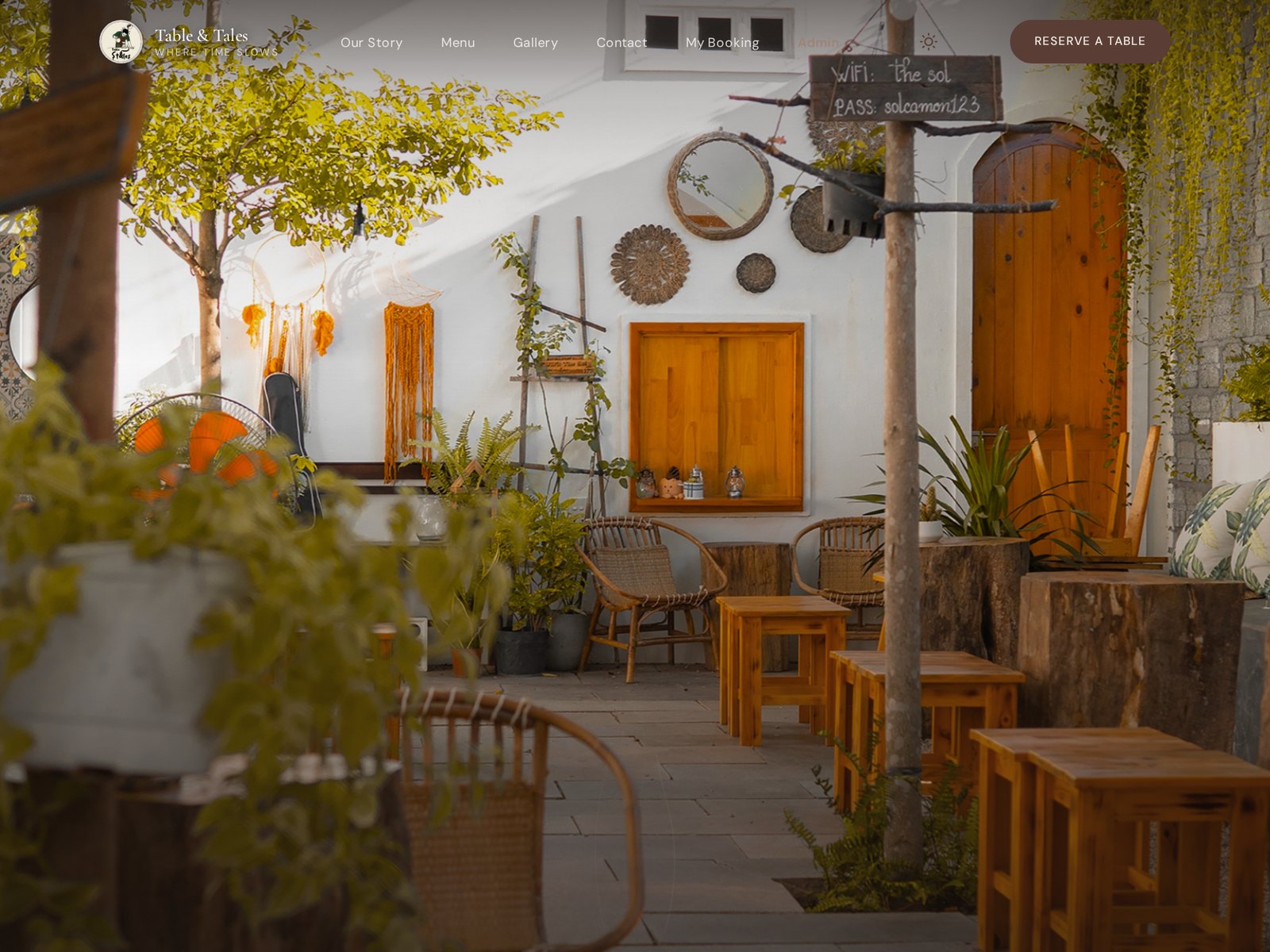 Table Tales — Menu, table booking and live order tracking for small restaurants in one surface.